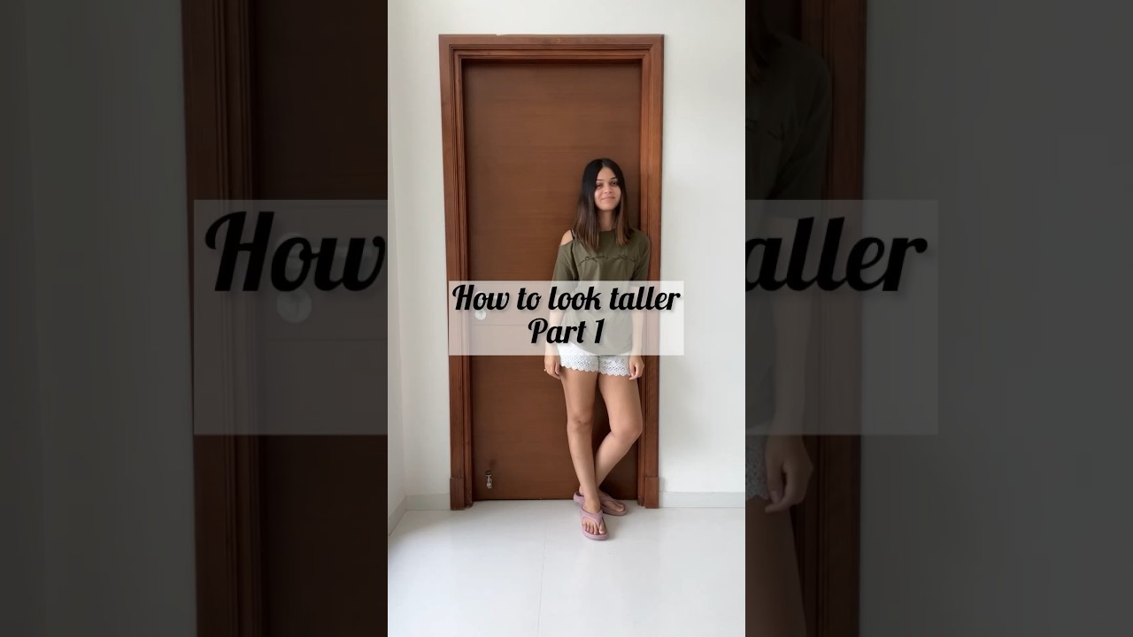 How to look taller - Part 1 #fashion #youtubeshorts #stylingtips