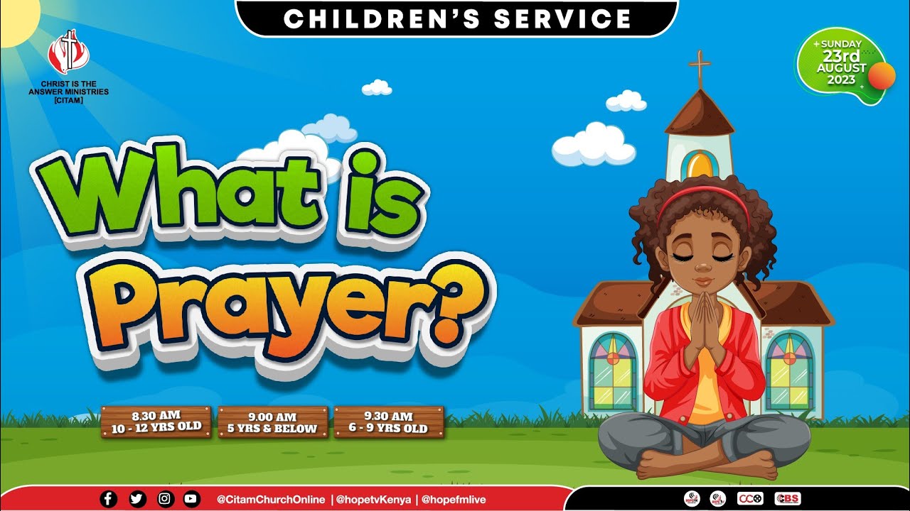 What Is Prayer? | Age 5 Years | Children's Service