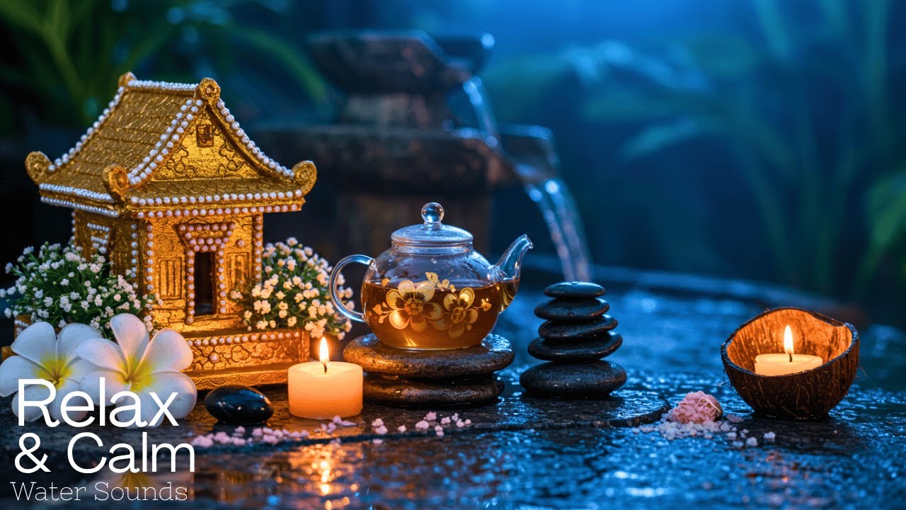 🕯️ Luxury Spa Music & Water Sounds for Massage | Deep Relaxation & Sleep Therapy