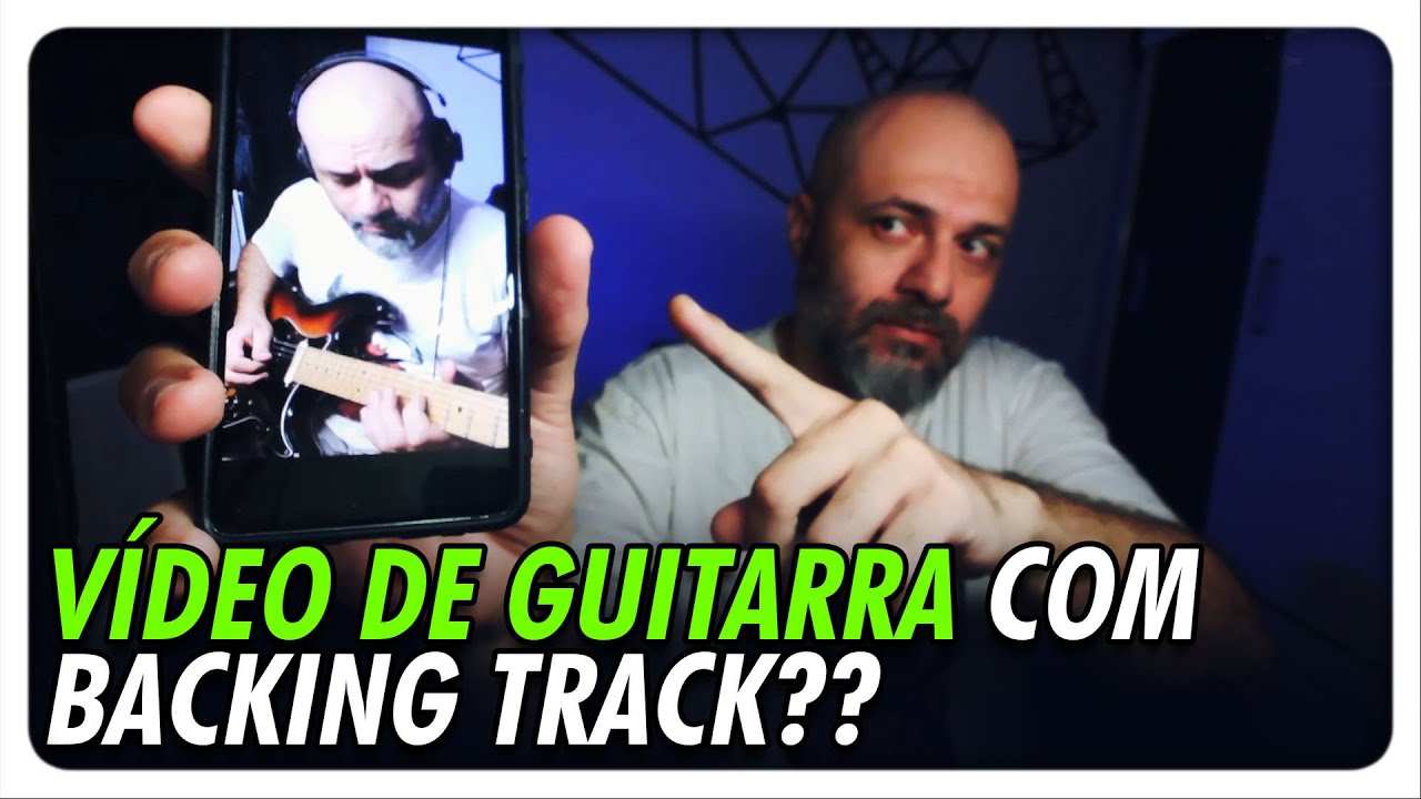 🎥🎸COMO GRAVAR VÍDEO TOCANDO GUITARRA COM BACKING TRACK