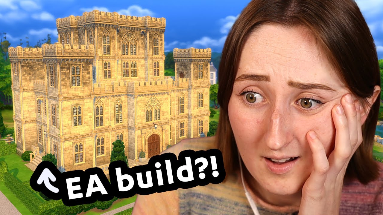 i attempted EA's *official* sims build challenge