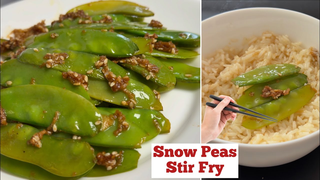 Snow peas stir fry | Weight loss recipes | side dish for fried rice | snow peas recipe chinese