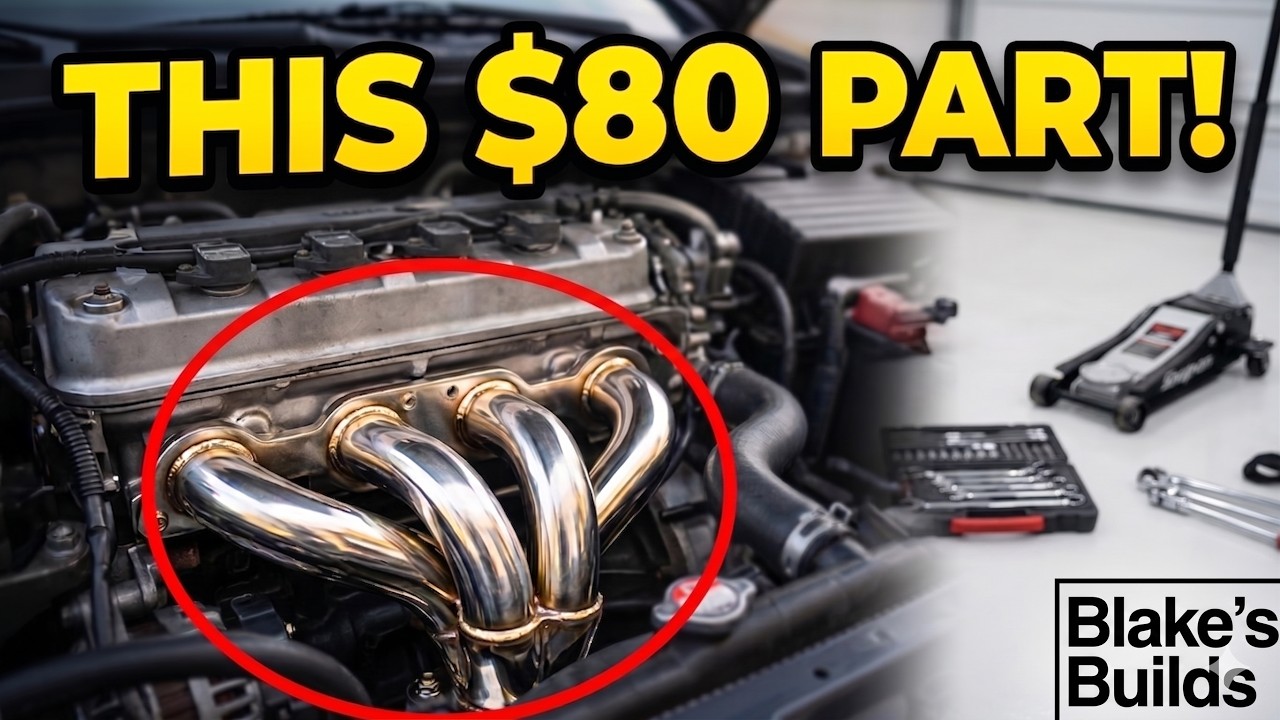 I put an $80 header on my Accord and it looks like THIS