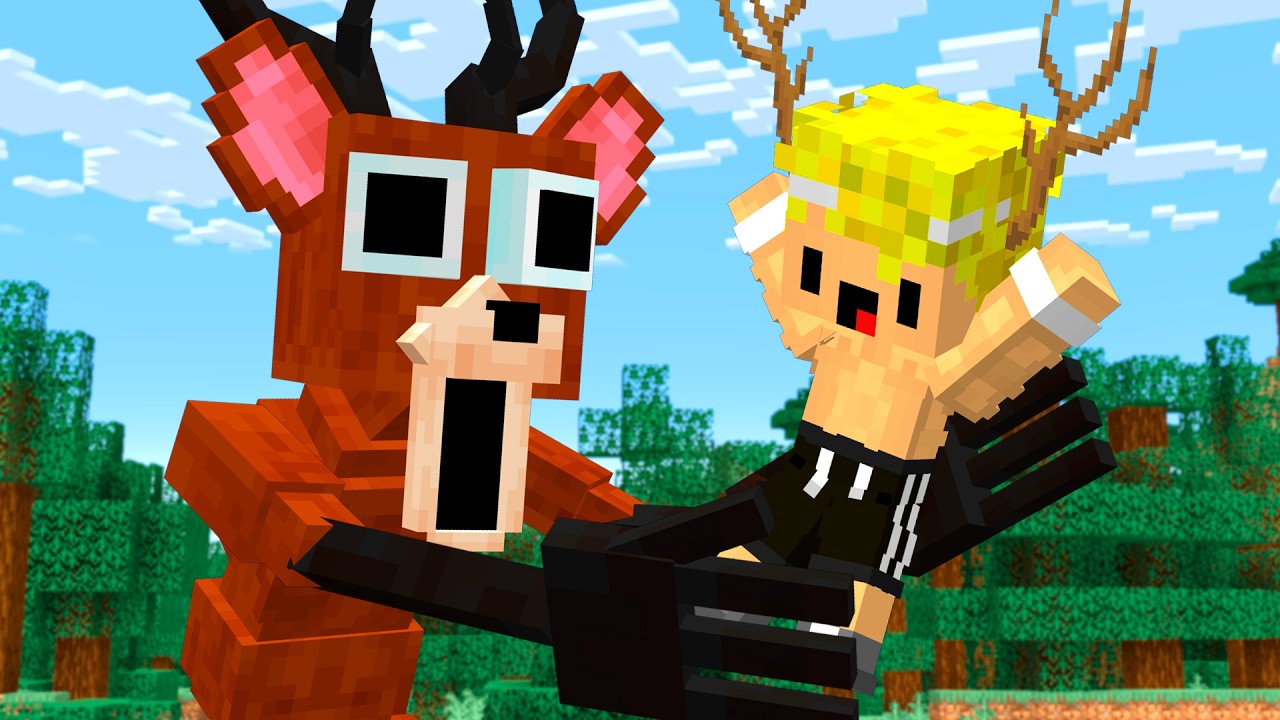 Fui Adoptado por El CIERVO de 99 NOCHES en Minecraft