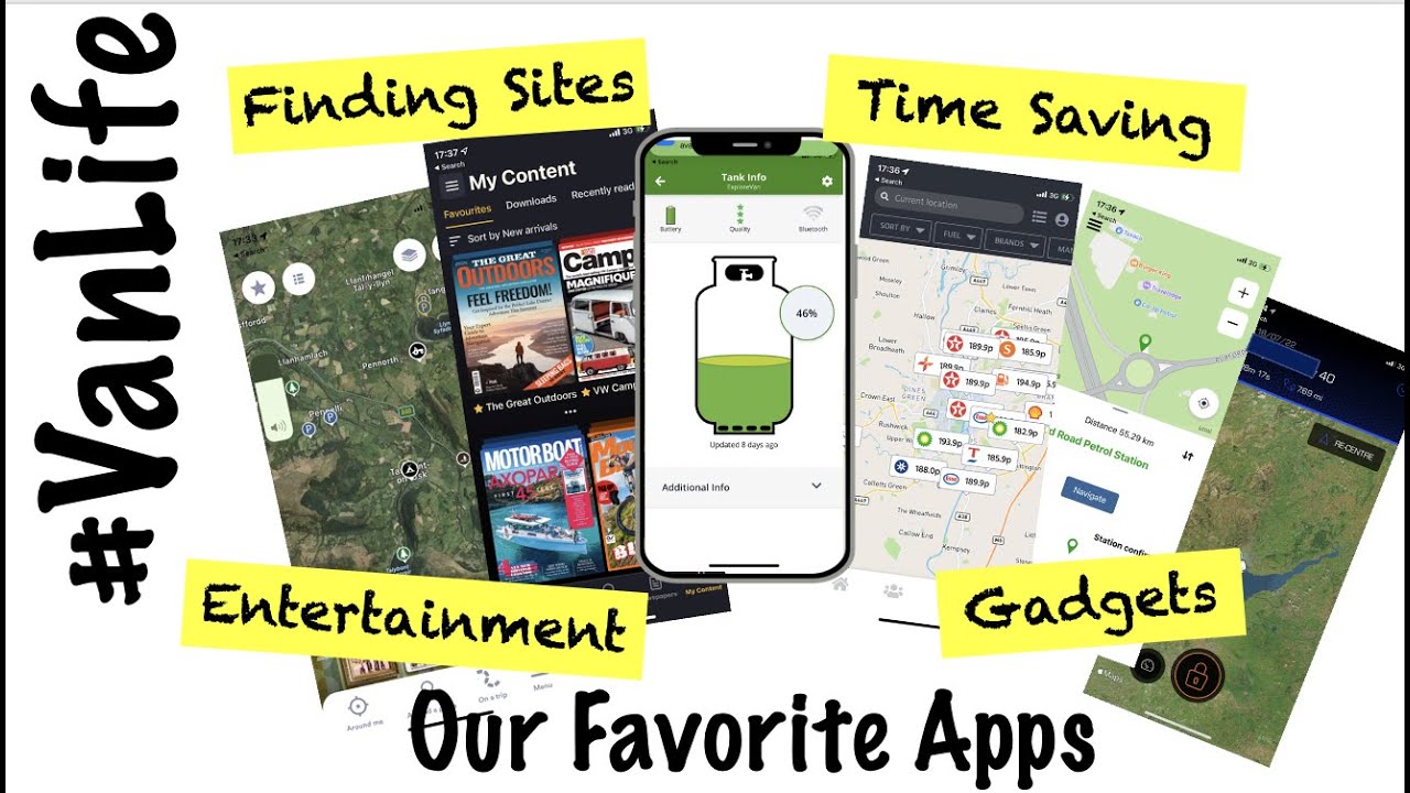 The Best Campervan / Motorhome Apps for VanLife