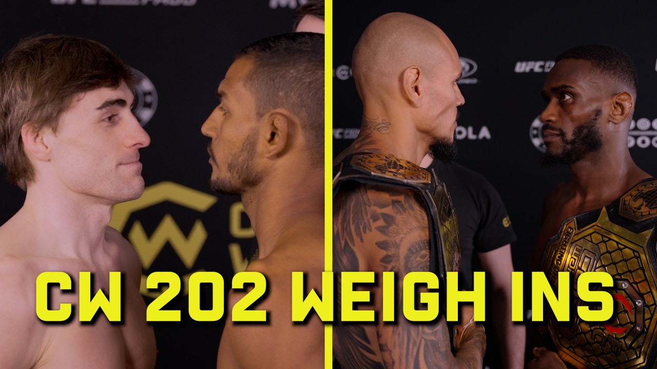 CW 202 Manchester Weigh-ins & Face-Offs