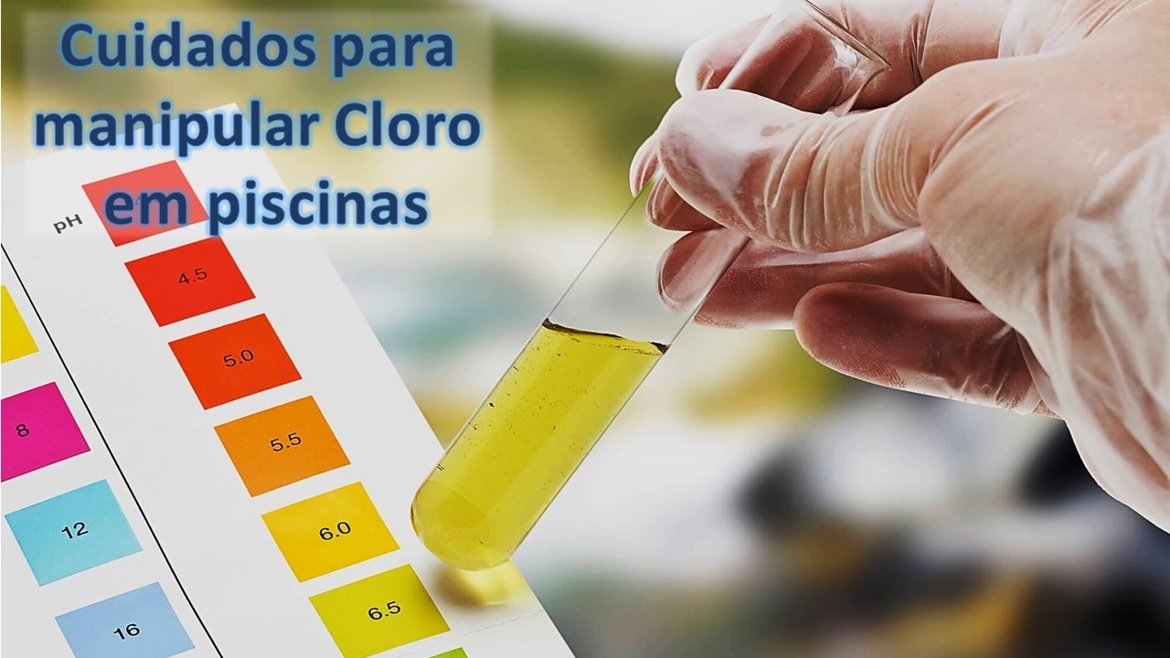 Cuidados para manipular cloro em piscinas
