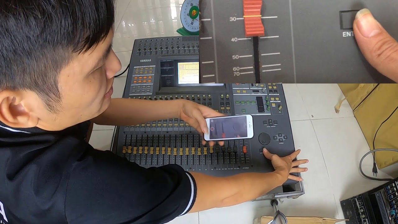 Khôi phục cài đặt gốc và test Yamaha 02R- factory reset  and test mode Yamaha 02R