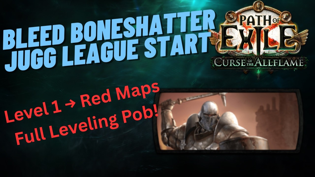 Гайд по стартовому билду Bleed Boneshatter Джаггернаут | PoE 3.29 Curse of the Allflame