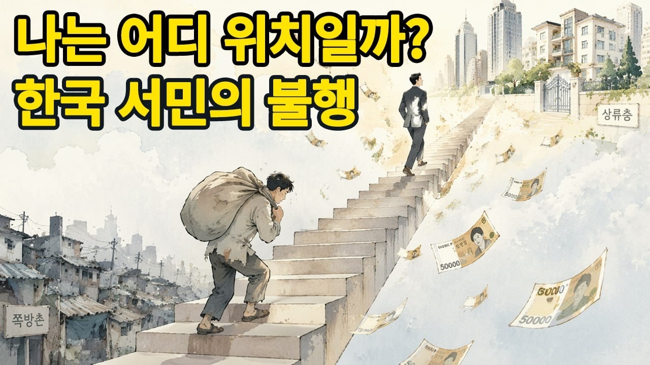 노력에 대한 보상이 따르는 사회, 한국의 빈부 격차. 생각해 본 적 있으신가요!