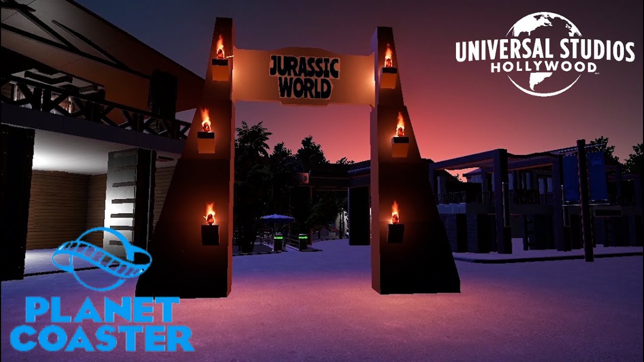 Planet Coaster | USH | Jurassic World: The Ride