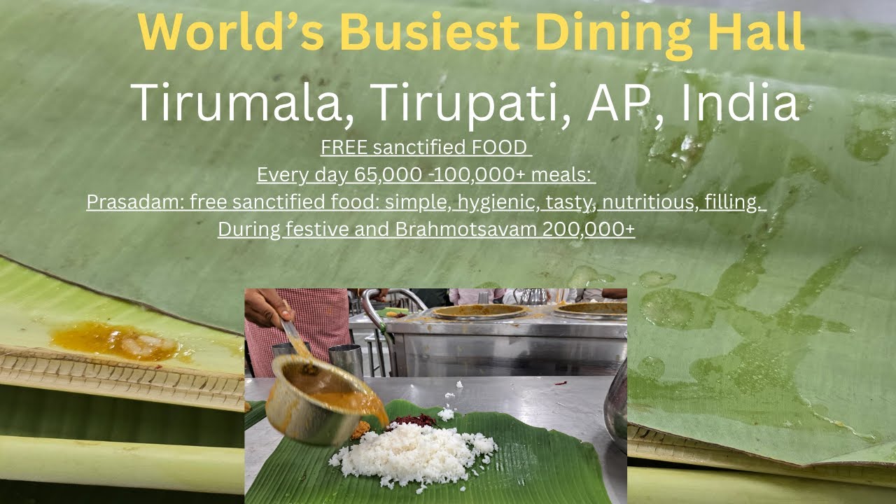 Tirumala, Tirupati #india #prasadam #freemeals #pilgrimage #temple #india #travel #devotional #food