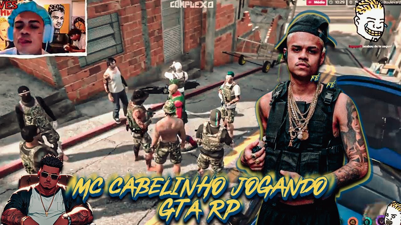 MC CABELINHO JOGANDO GTA RP