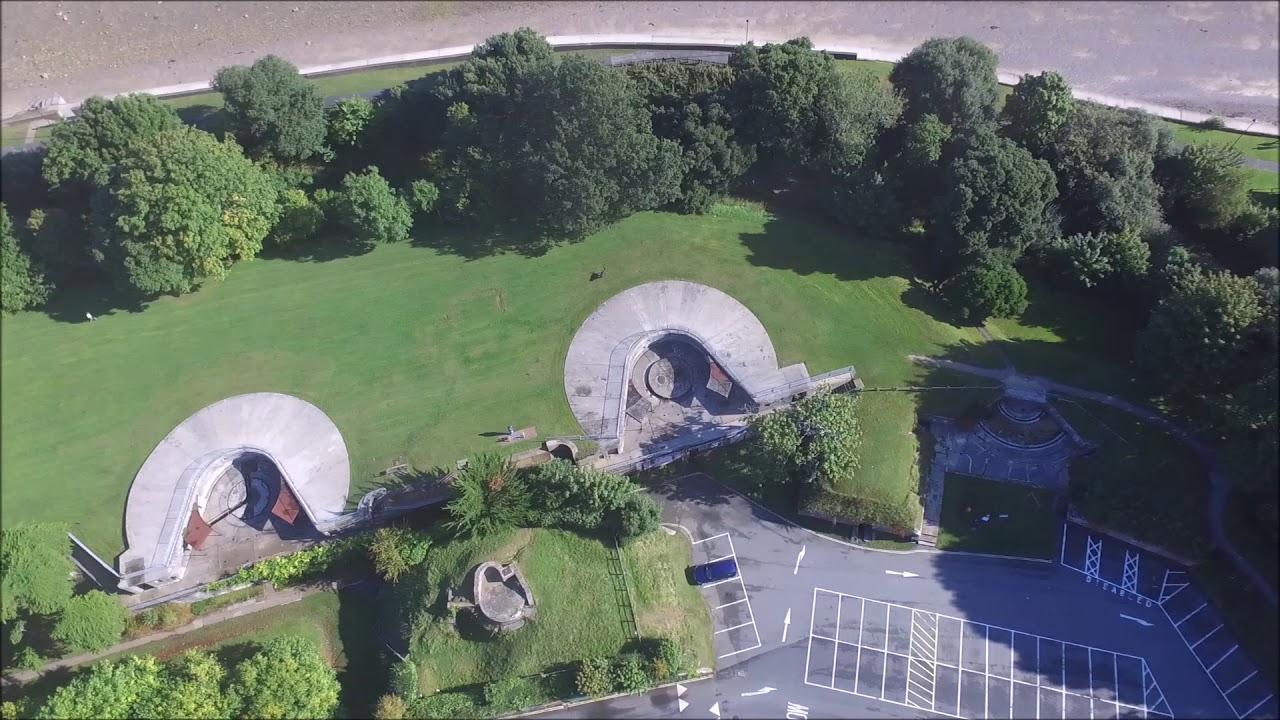 Puckpool Battery Gun Emplacements by drone