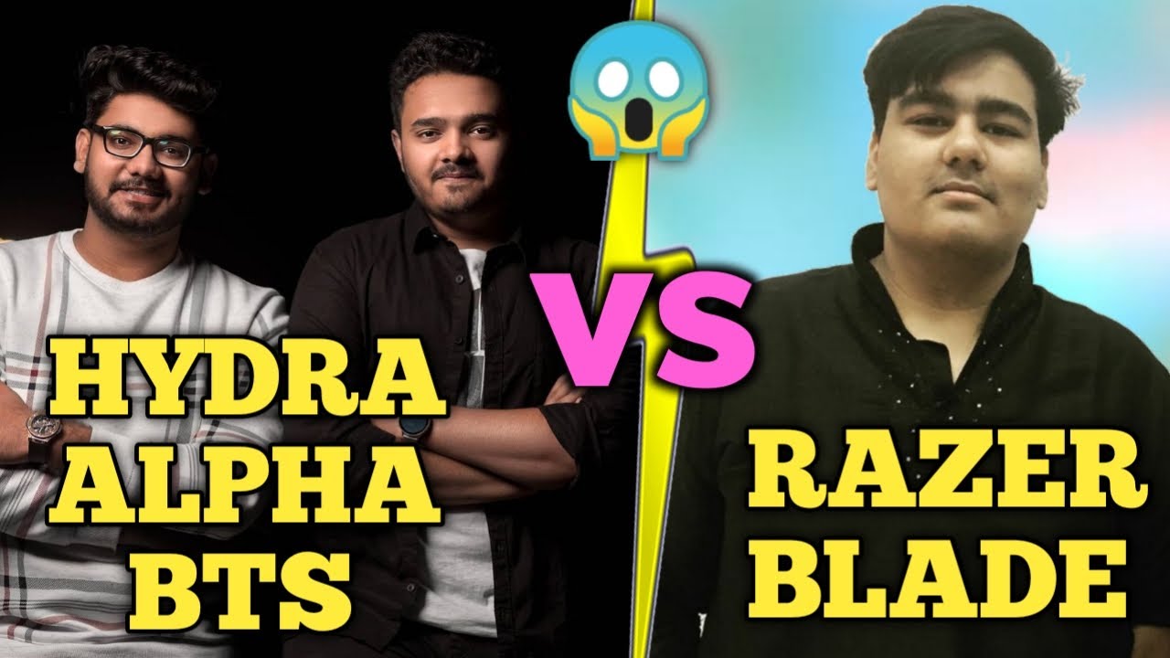 Hydra alpha + Hydra bts vs Razer blade full intense fight in military base | Pubg emulator