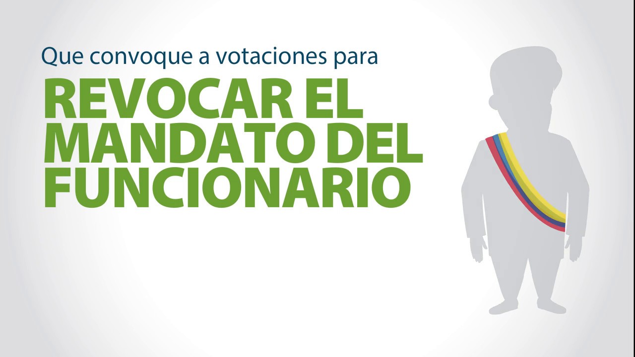 ¿Qué es la revocatoria de mandato?