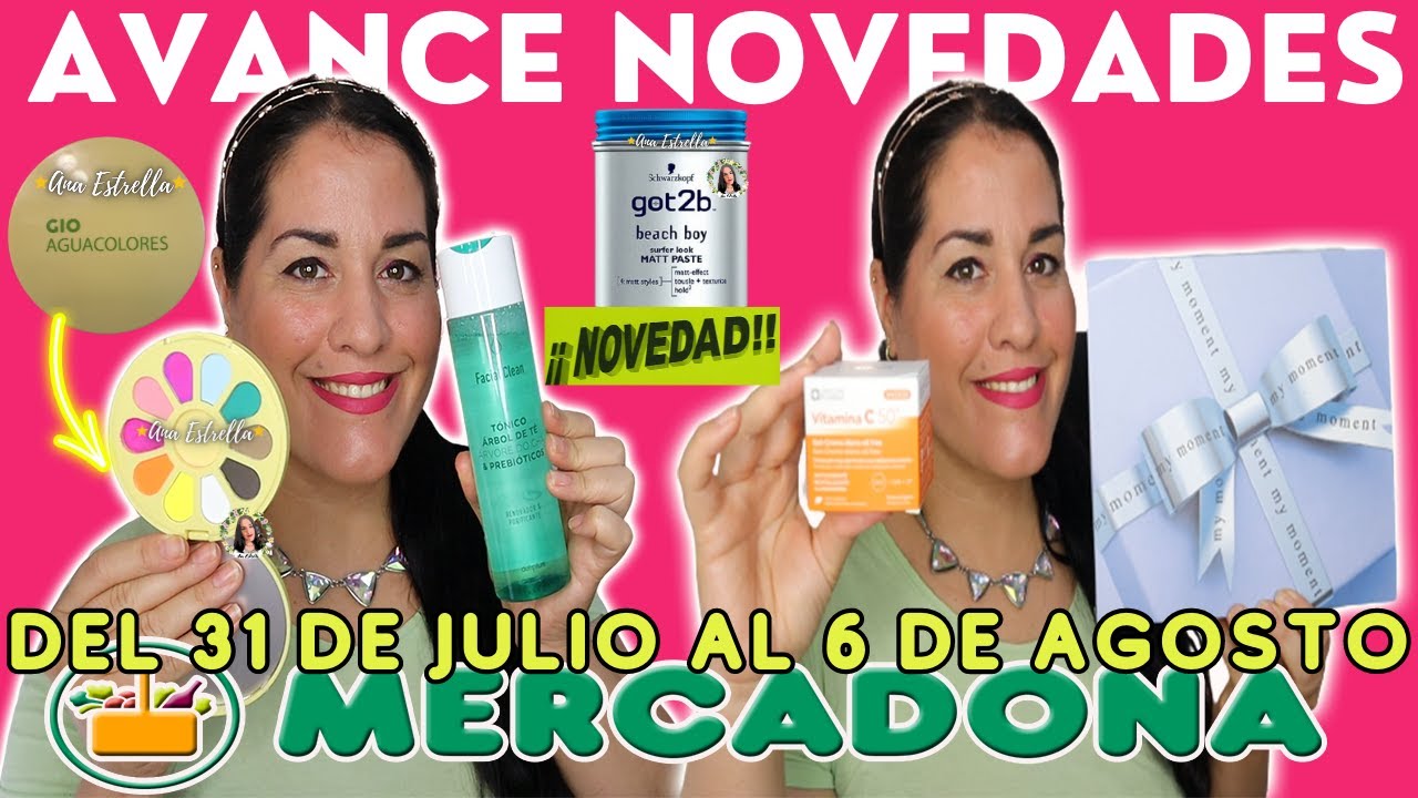 🔥EL AVANCE NOVEDADES MERCADONA DEL 31 DE JULIO AL 6 DE AGOSTO🔥+¡COMPRO Y PRUEBO LOS NUEVOS TÓNICOS!