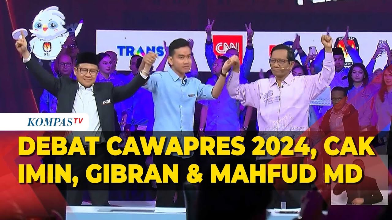 [FULL] Debat Cawapres Muhaimin Iskandar, Gibran Rakabuming dan Mahfud MD di Pilpres 2024