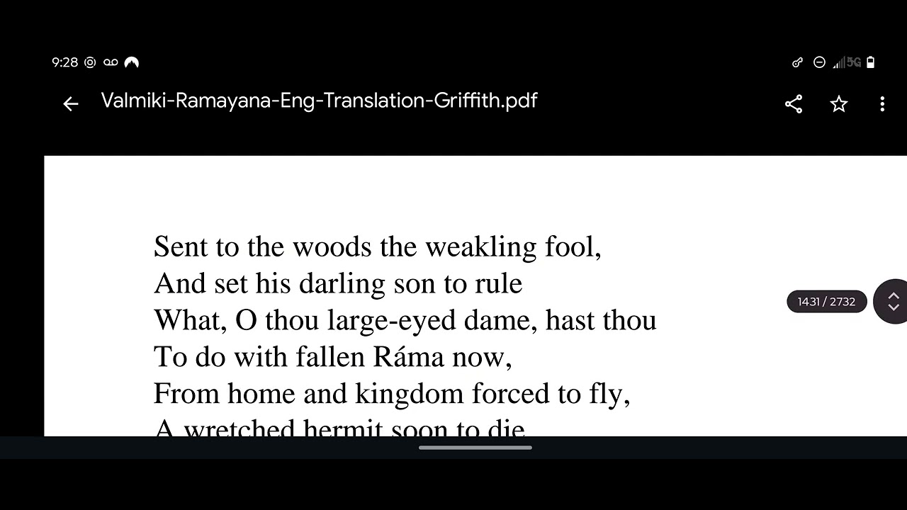 SHRI RAMAYANA Aranya Kanda Sarga 48 RÁVAN'S SPEECH