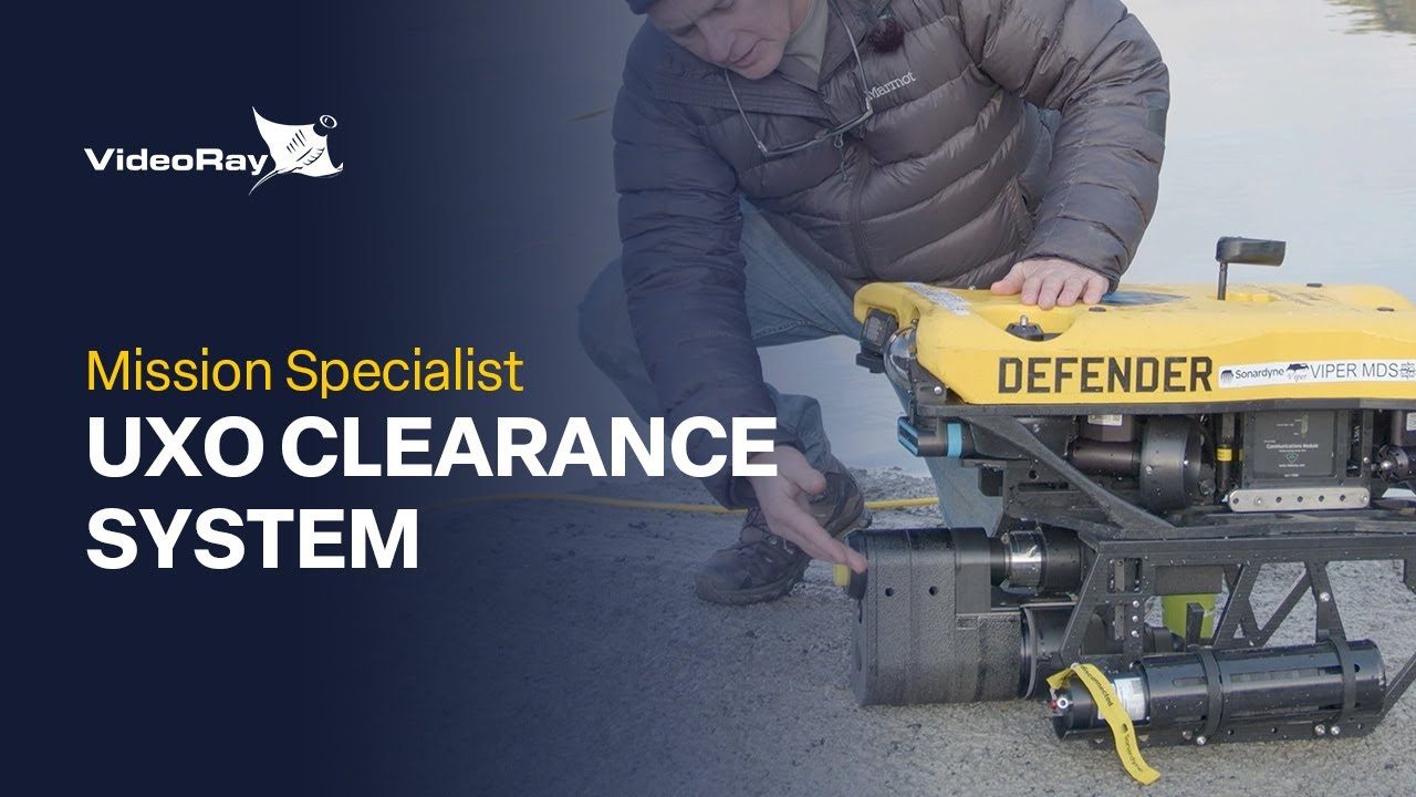 VideoRay Mission Specialist Defender: UXO clearance system