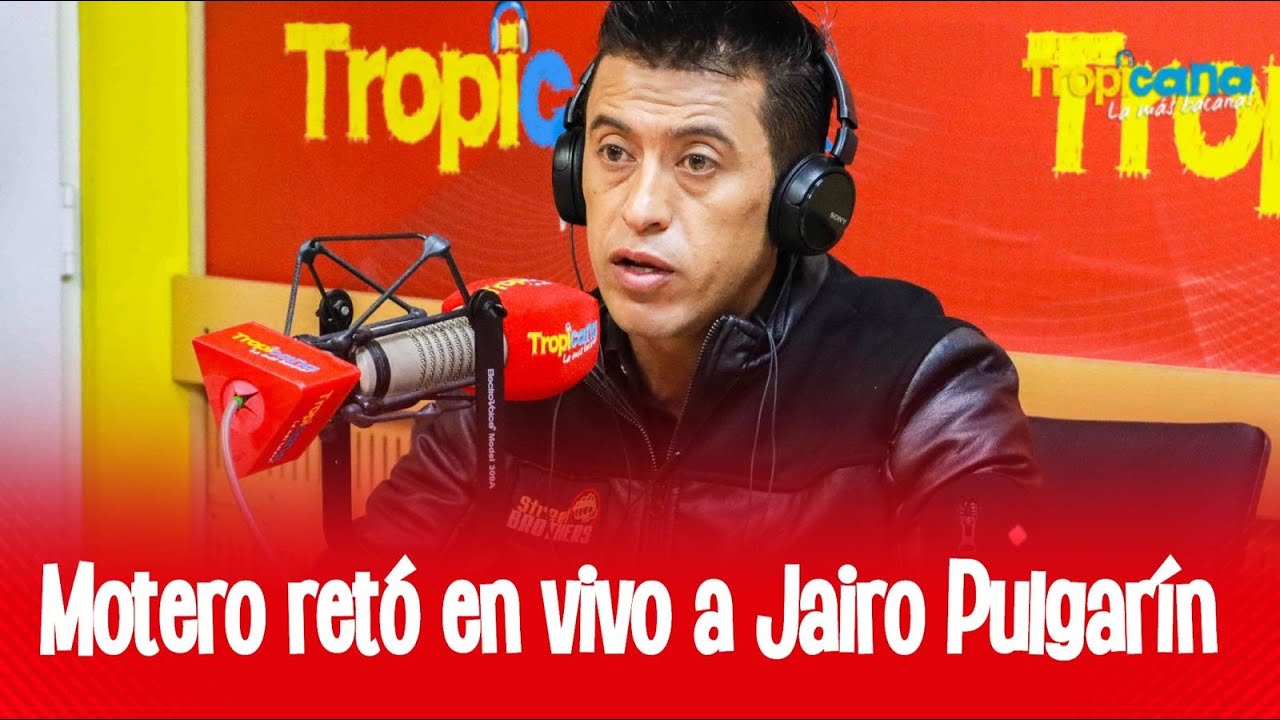 ‘Fuchi’, Julián Forero,  retó en vivo a Jairo Pulgarín a andar en moto