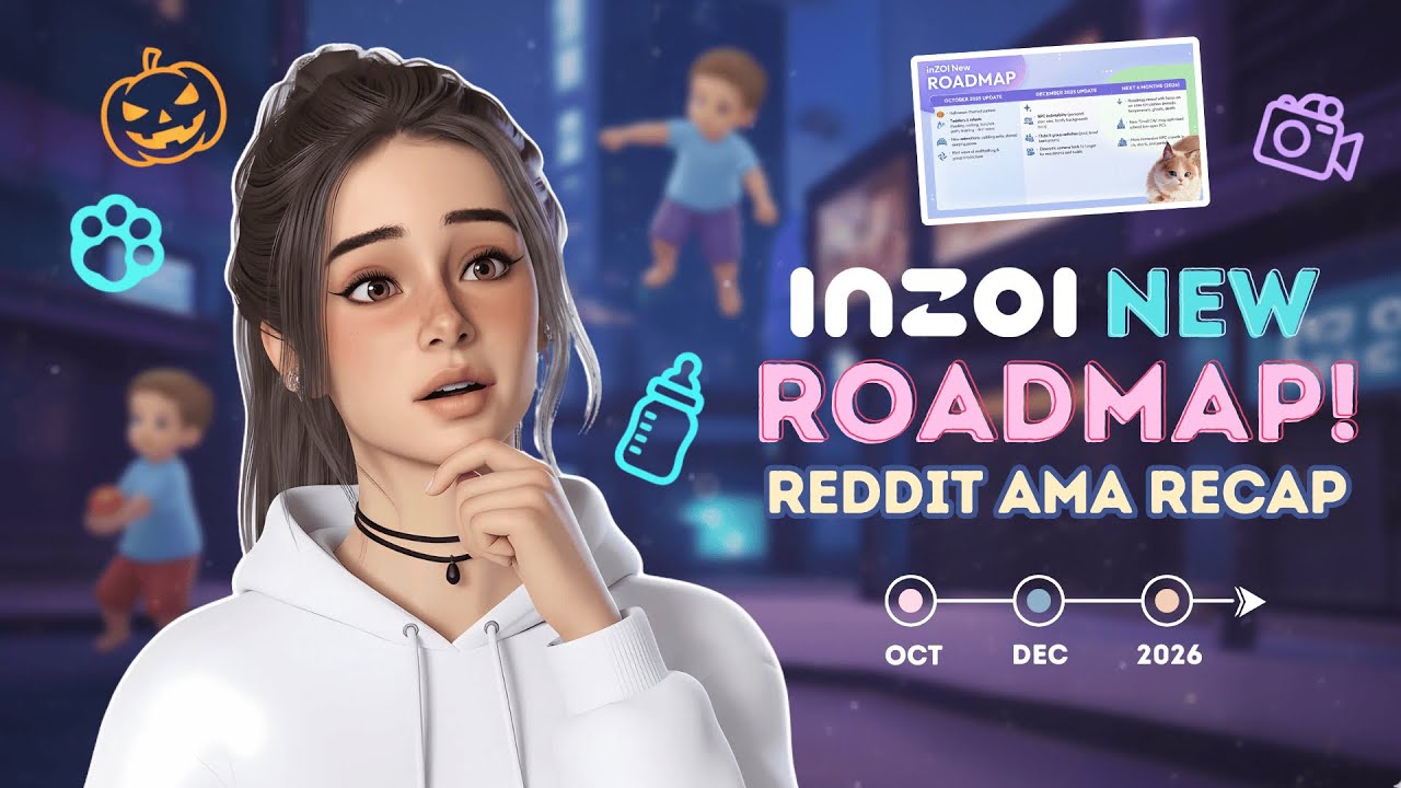 Что ждёт inZOI дальше? 🔮 Обзор Reddit AMA: малыши, Хэллоуин и новый город!