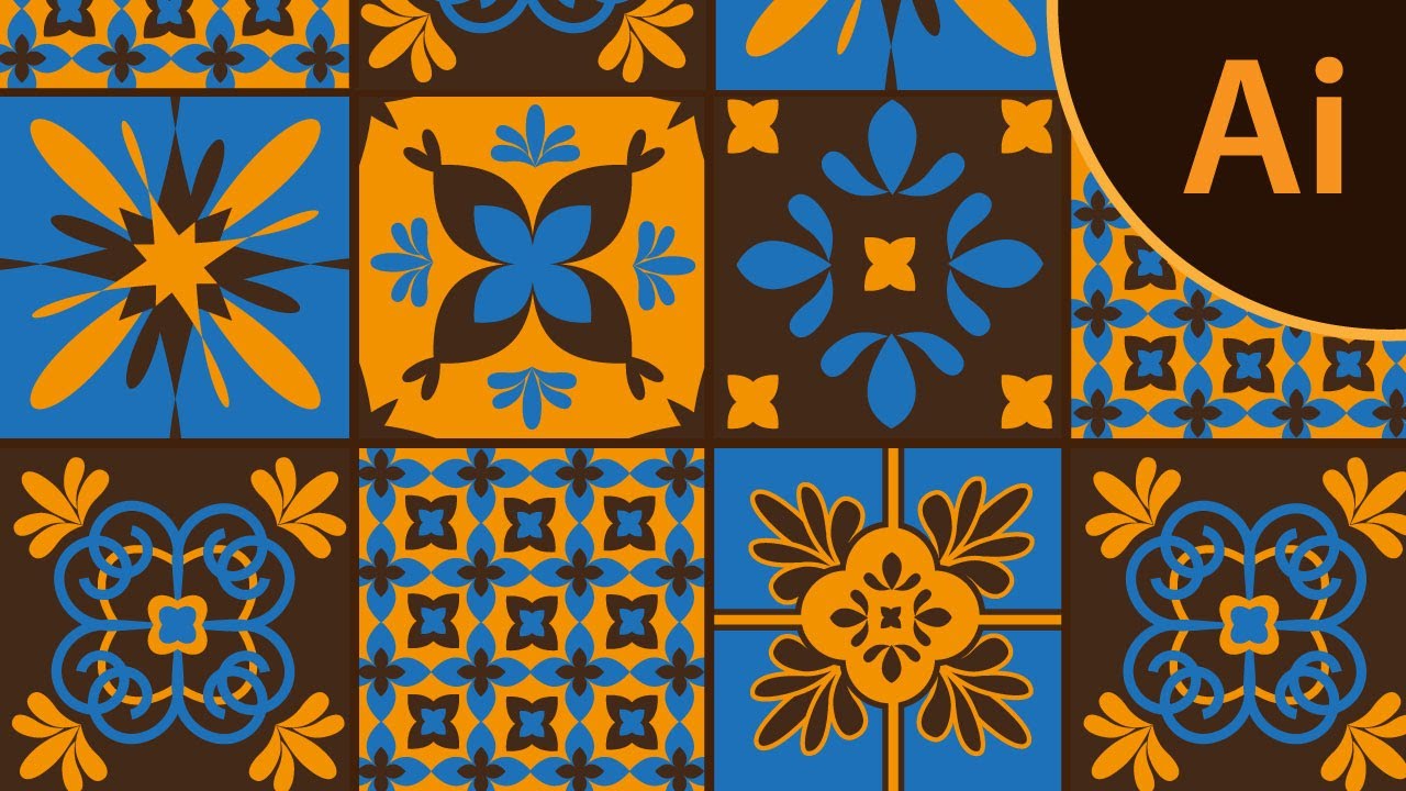 How to create geometric pattern of Moroccan tile in Adobe Illustrator