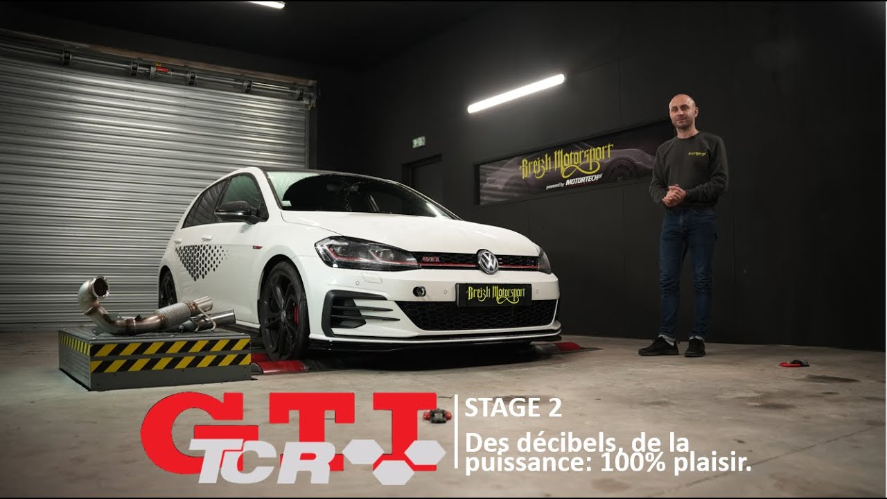 GOLF TCR Stage 2: 360 chevaux dans une GTI ! Ça marche très fort et ça chante !