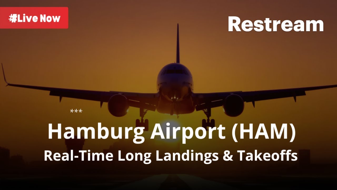 🔴 Live Now | 27 Feb - Planespotting at Hamburg Airport (HAM), Real-Time Landings & Takeoffs