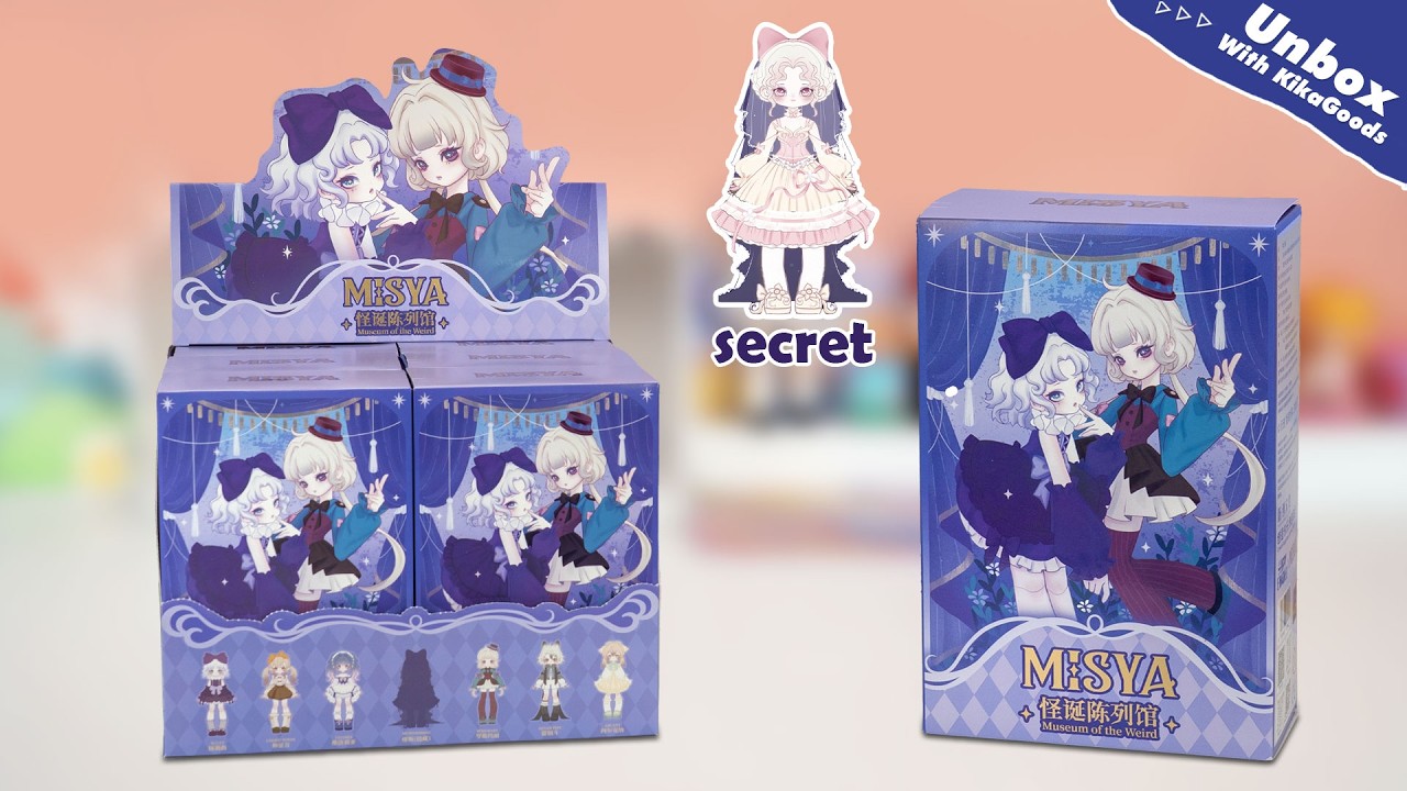 Unboxing Misya Museum of the Weird Series 1/8 Action Figure BJD Blind Box #kikagoods #figure #asmr
