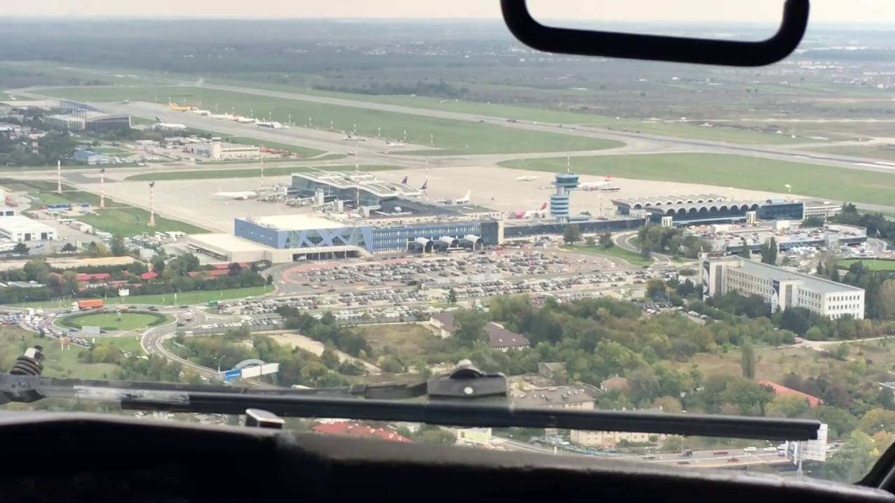 B737NG localizer approach on short runway 08L at Otopeni Airport OTP/LROP