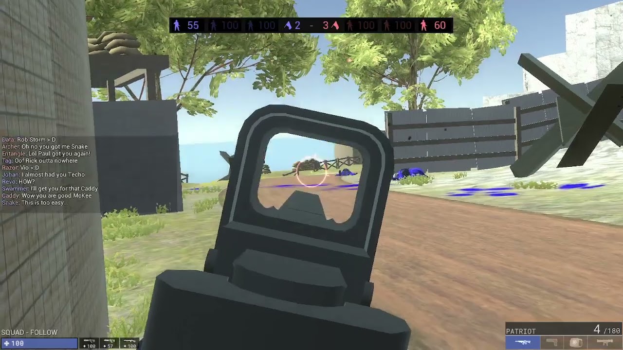 Ravenfield, but when I die THE VIDEO ENDS
