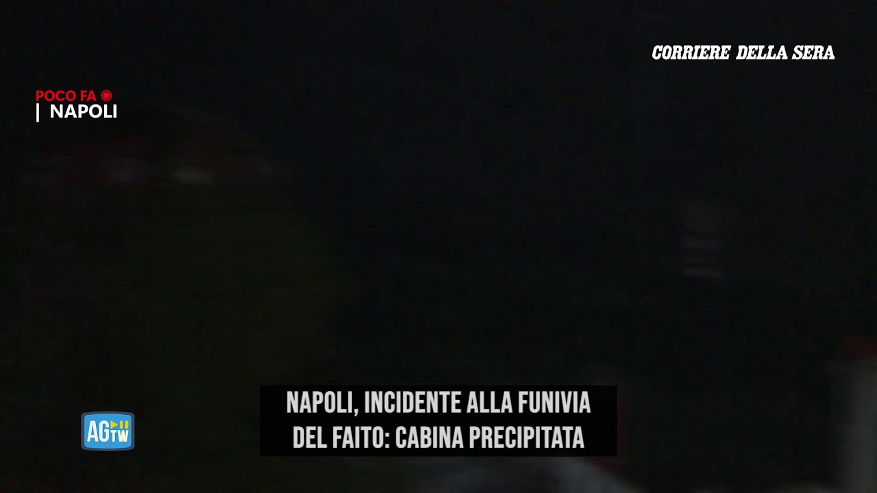 L’incidente alla Funivia del Faito