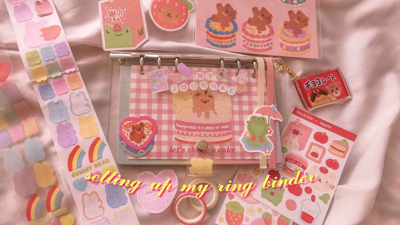 📒 setting up my a6 6 ring binder