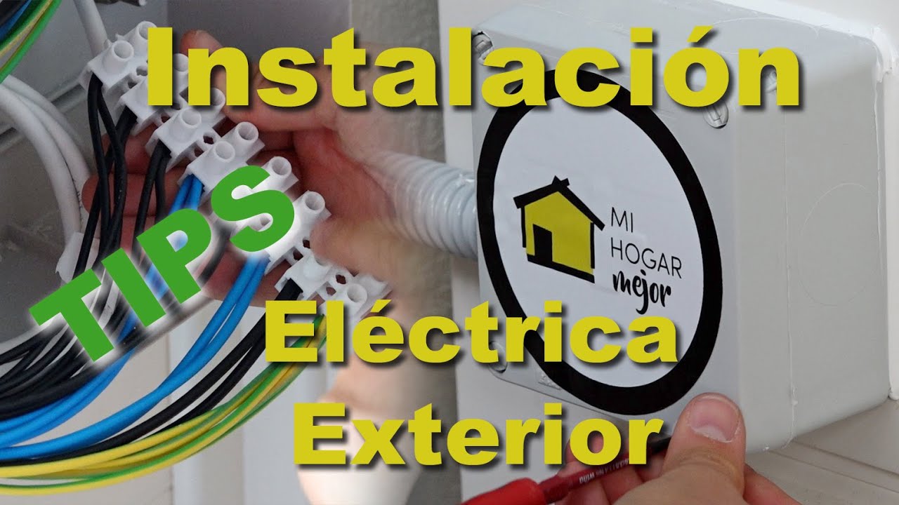 Instalaci&oacute;n el&eacute;ctrica exterior | Electricidad para caseta de jard&iacute;n | Instalaci&oacute;n el&eacute;ctrica vivienda