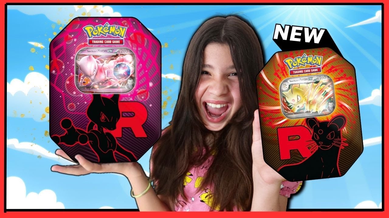 ¡ASÍ SÓN las NUEVAS latas del TEAM ROCKET Pokémon! tins destined rivals!
