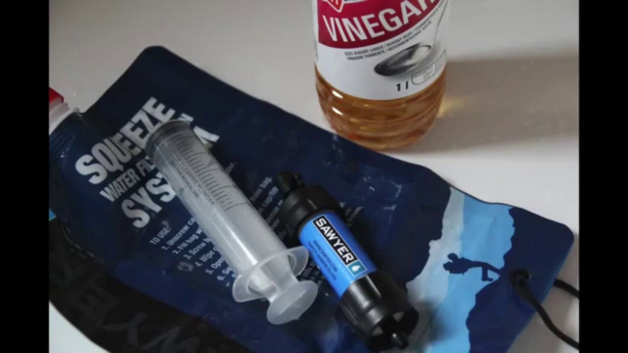 Jak vyčistit vodní filtr Sawyer