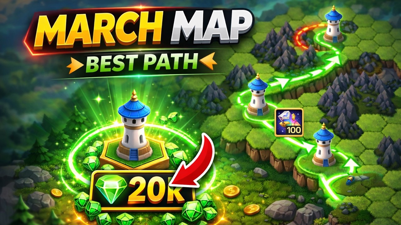 Hero Wars March Map: Don&rsquo;t Waste Your Moves | Mysterious Island