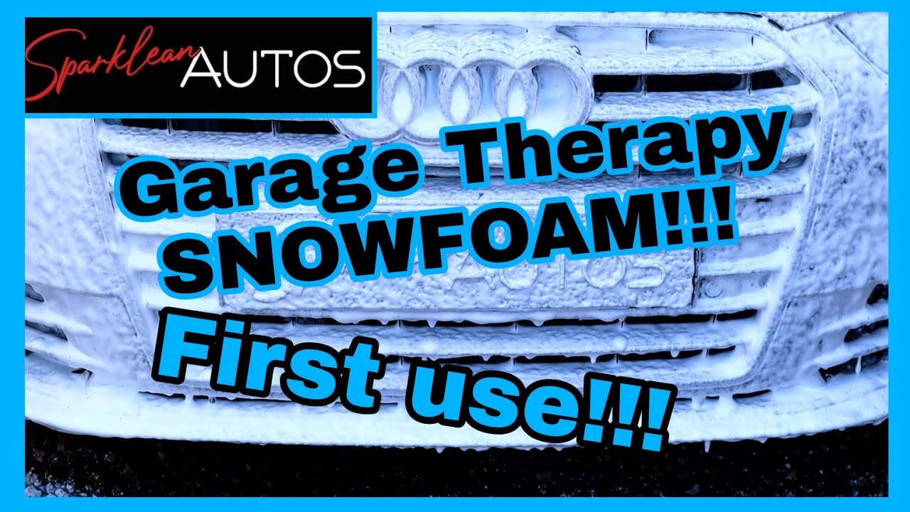 Garage Therapy Snowfoam - FIRST EVER USE, PRE-PRODUCTION!!! #garage #therapy #snowfoam