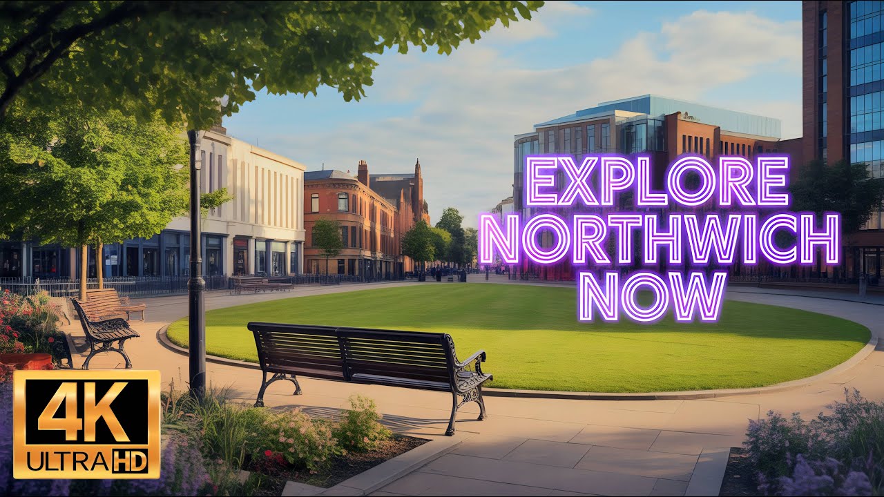 [4K] Exploring Tranquil Northwich: A Calming Walking Tour