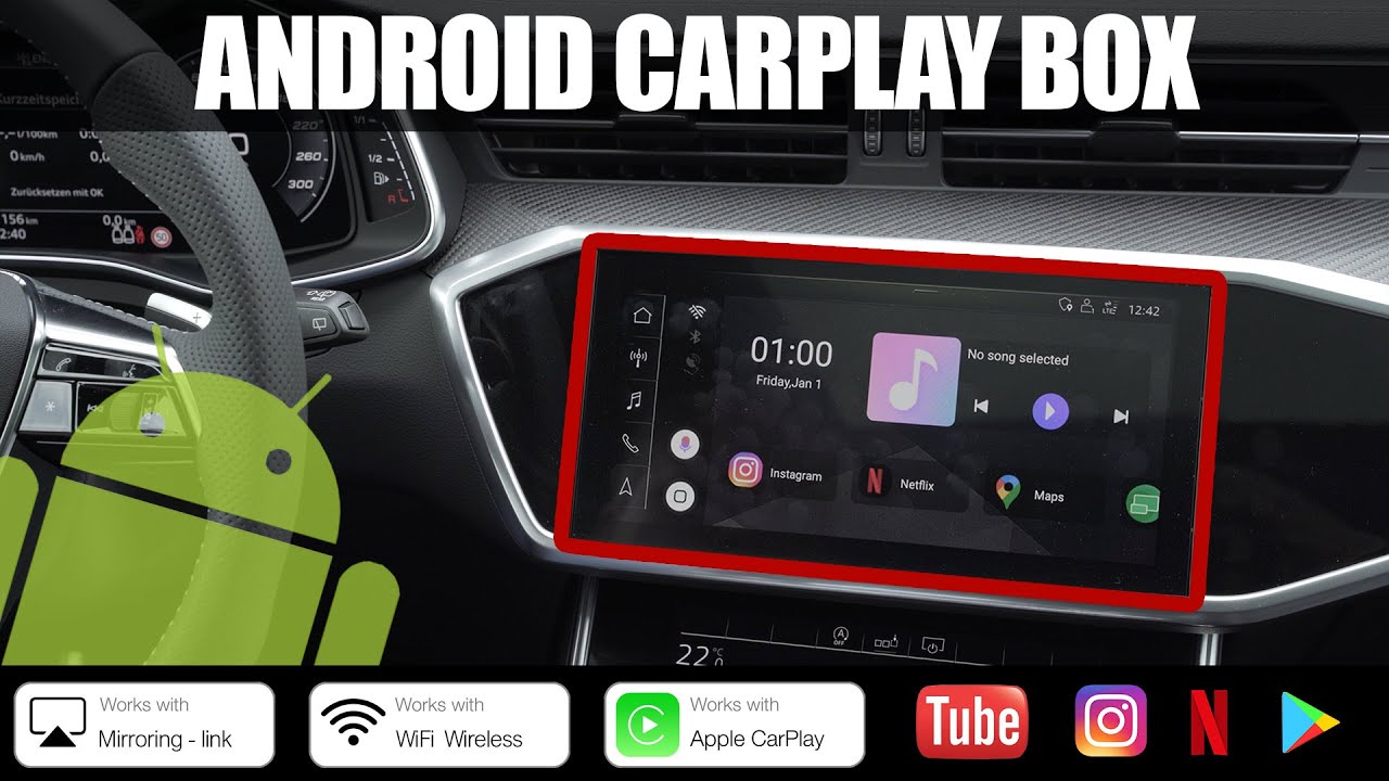 Android CarPlay Box car video streaming device | Audi