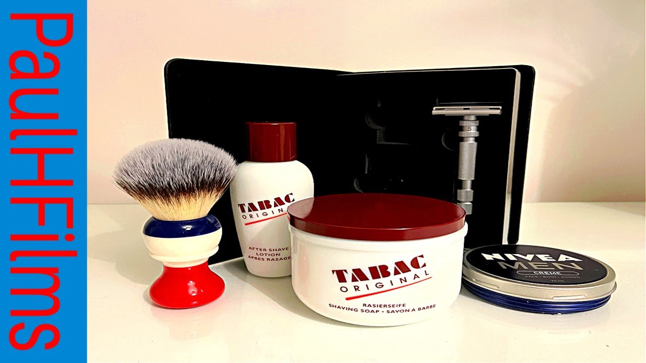Бритва Rockwell Model T с регулируемым лезвием DE | Мыло для бритья Tabac