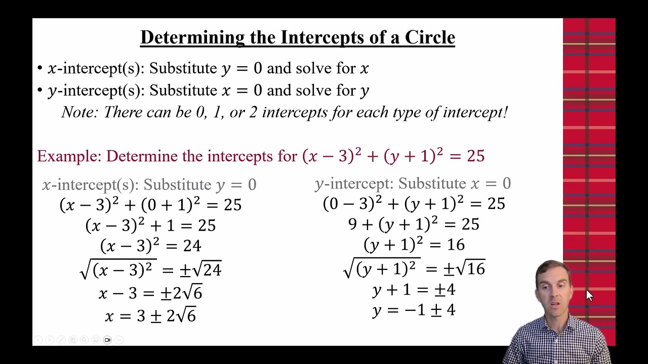 Shapes - Circles in the Coordinate Plane