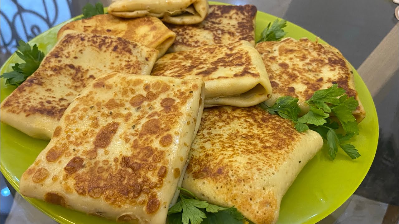 Crêpes salées au miettes de thon pommes de terre darra déssoule