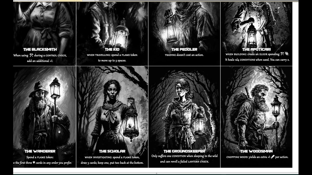 The Lantern Solo Journaling Game (playingcards.io setup)