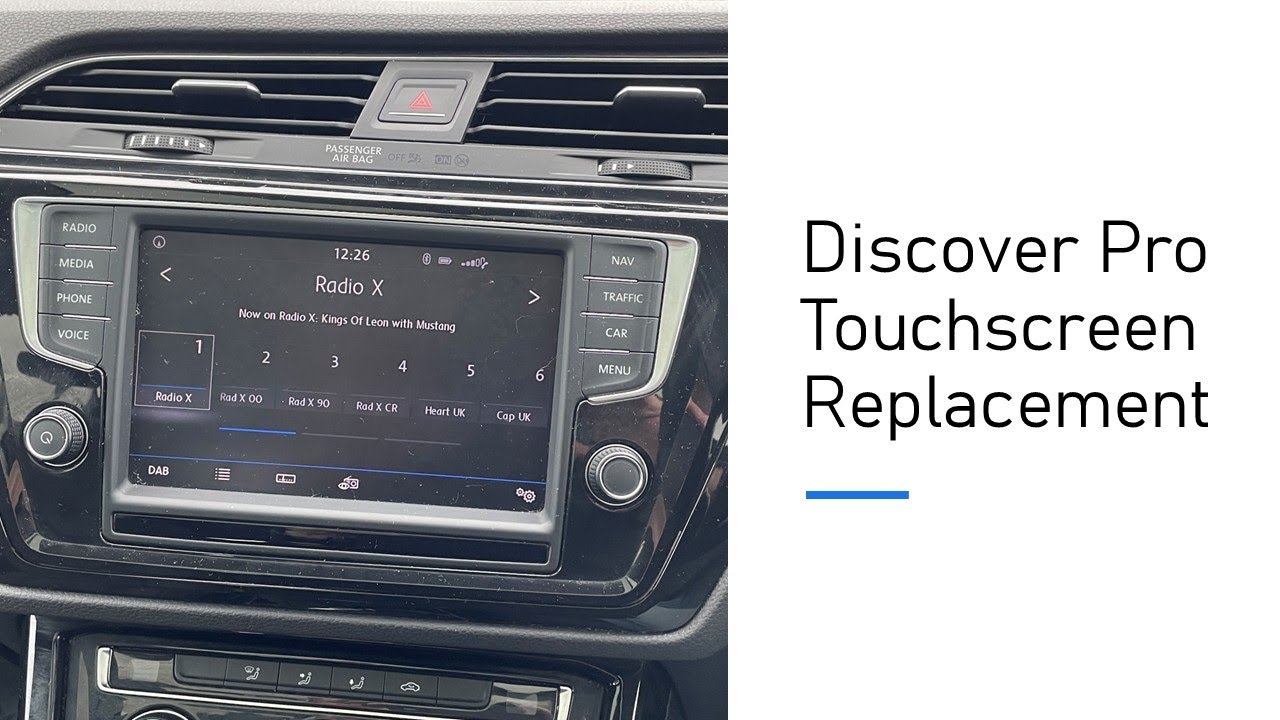 Замена сенсорного экрана VW Discover Pro