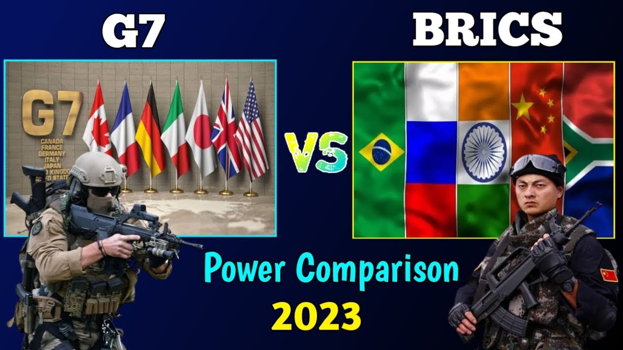 G7 vs BRICS Military Power Comparison 2023 | BRICS vs G7 Countries Military Comparison 2023