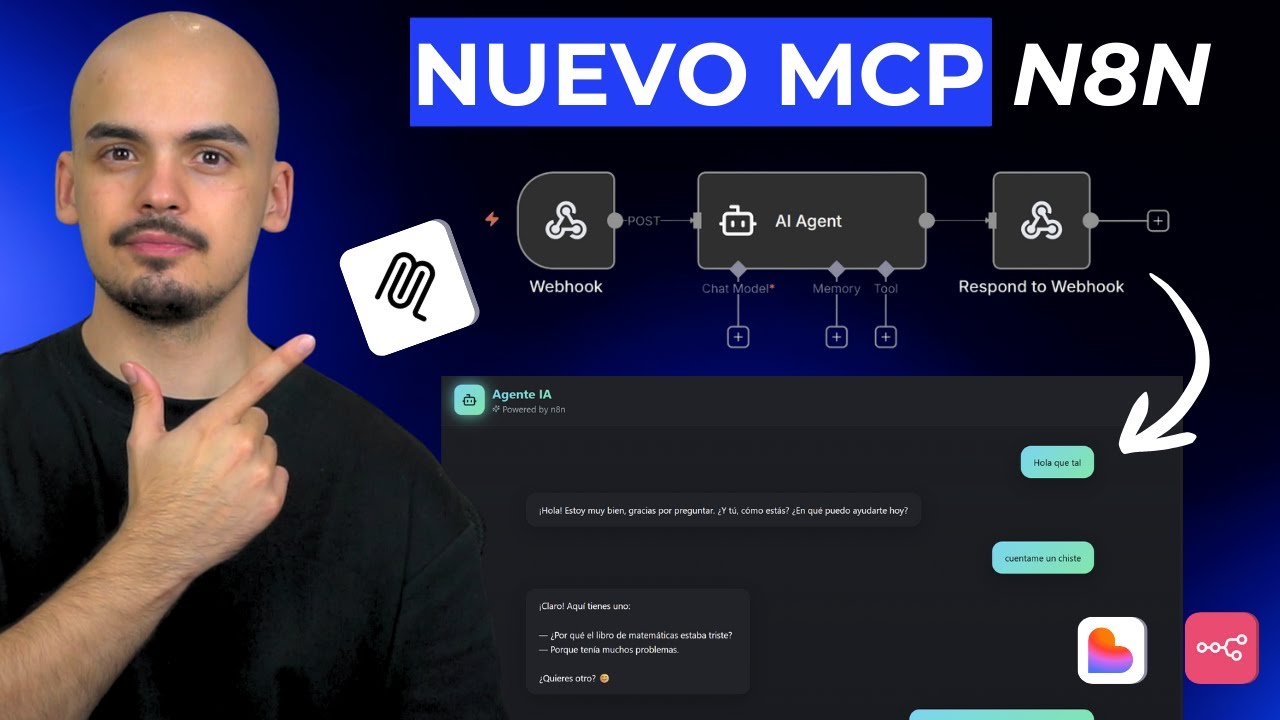 NUEVA Actualizaci&oacute;n de N8N: Construye Apps para tus Agentes 100 veces m&aacute;s r&aacute;pido (demo Lovable)