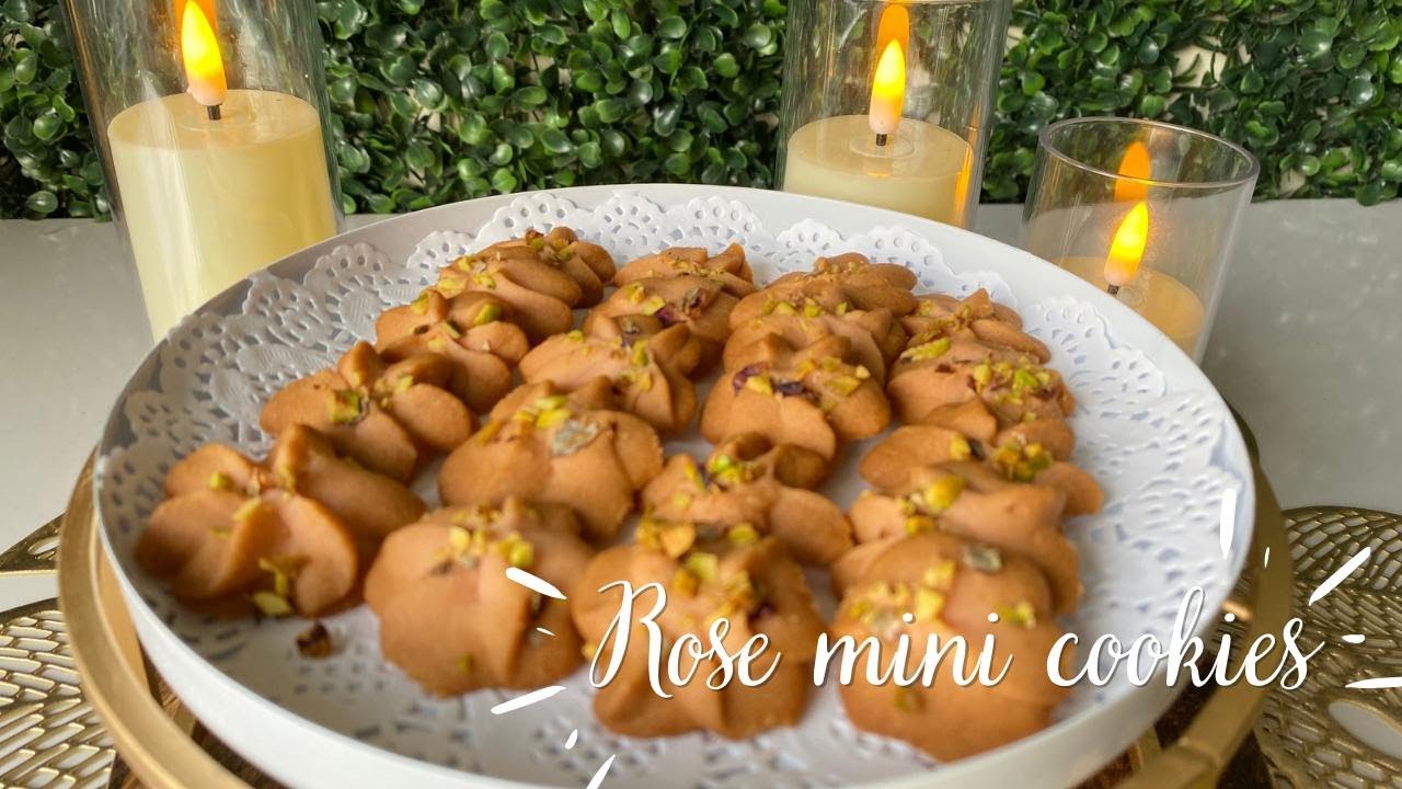 6 चम्मच मैदे से बनाये इतने सारे मिनी कुकीज़ | Delicious Mini Rose Cookies in 10 Minutes