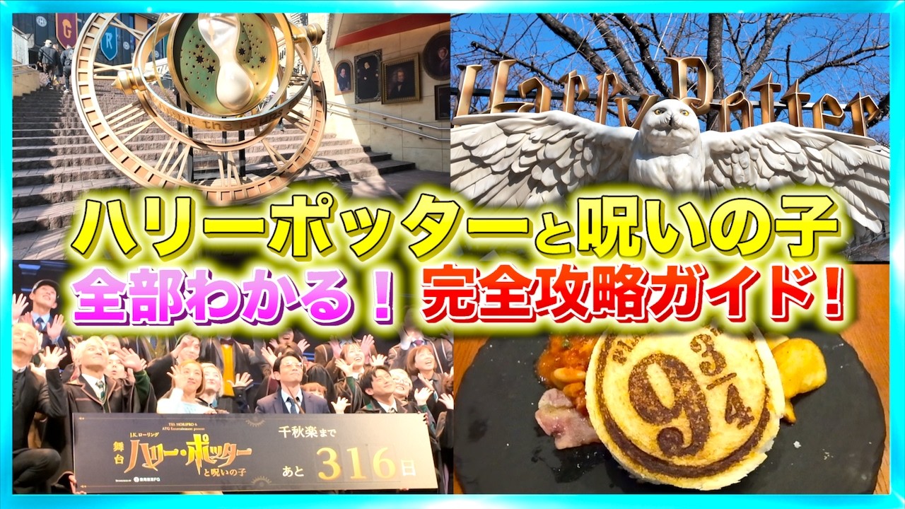 【今年で終わり！】舞台ハリーポッター呪いの子が超わかる完全攻略動画！